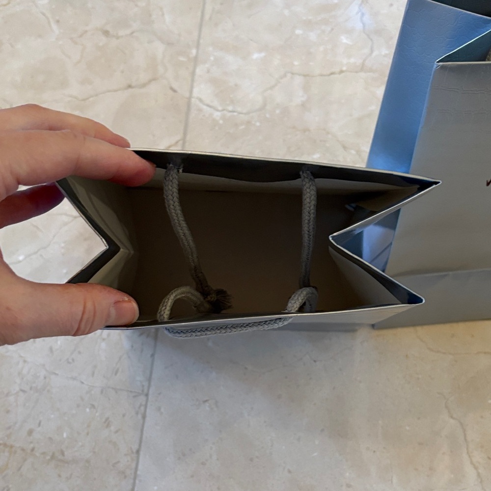 Neiman Marcus Metallic Silver Gift Bags - Picture 3 of 5